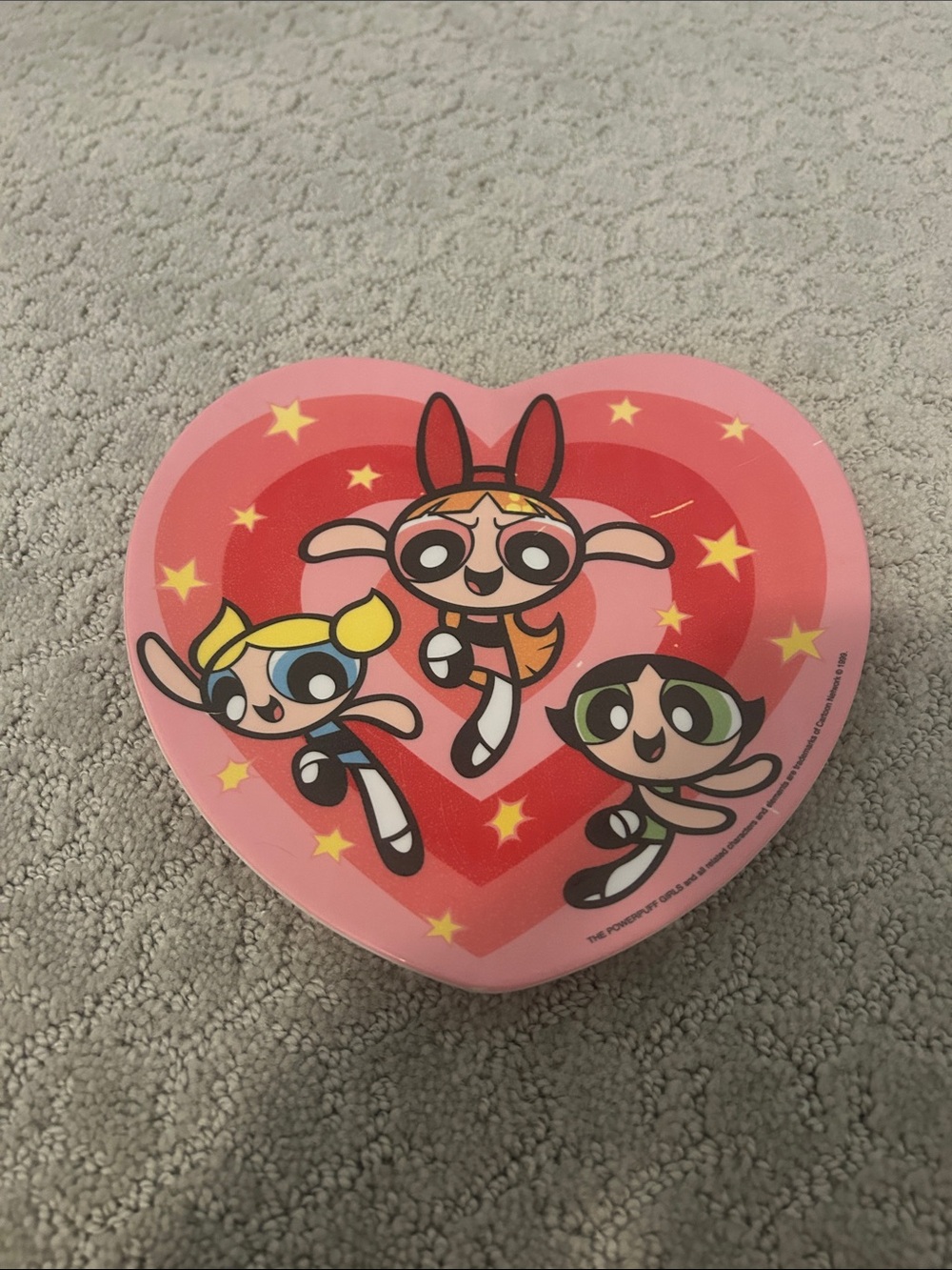 90s Powerpuff girls plastic plate
